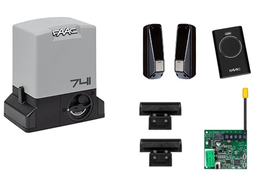 Автоматика для відкатних воріт Faac 741 KIT (вага стулки до 900 кг)