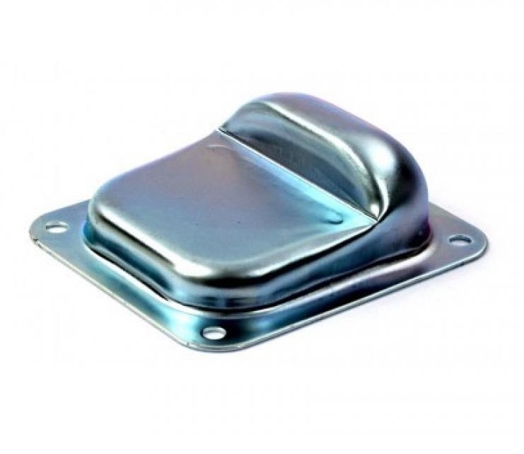  Механічний центральний упор для  розпашних воріт  (Довжина, 140мм Ширина, 160мм Висота, 50мм)