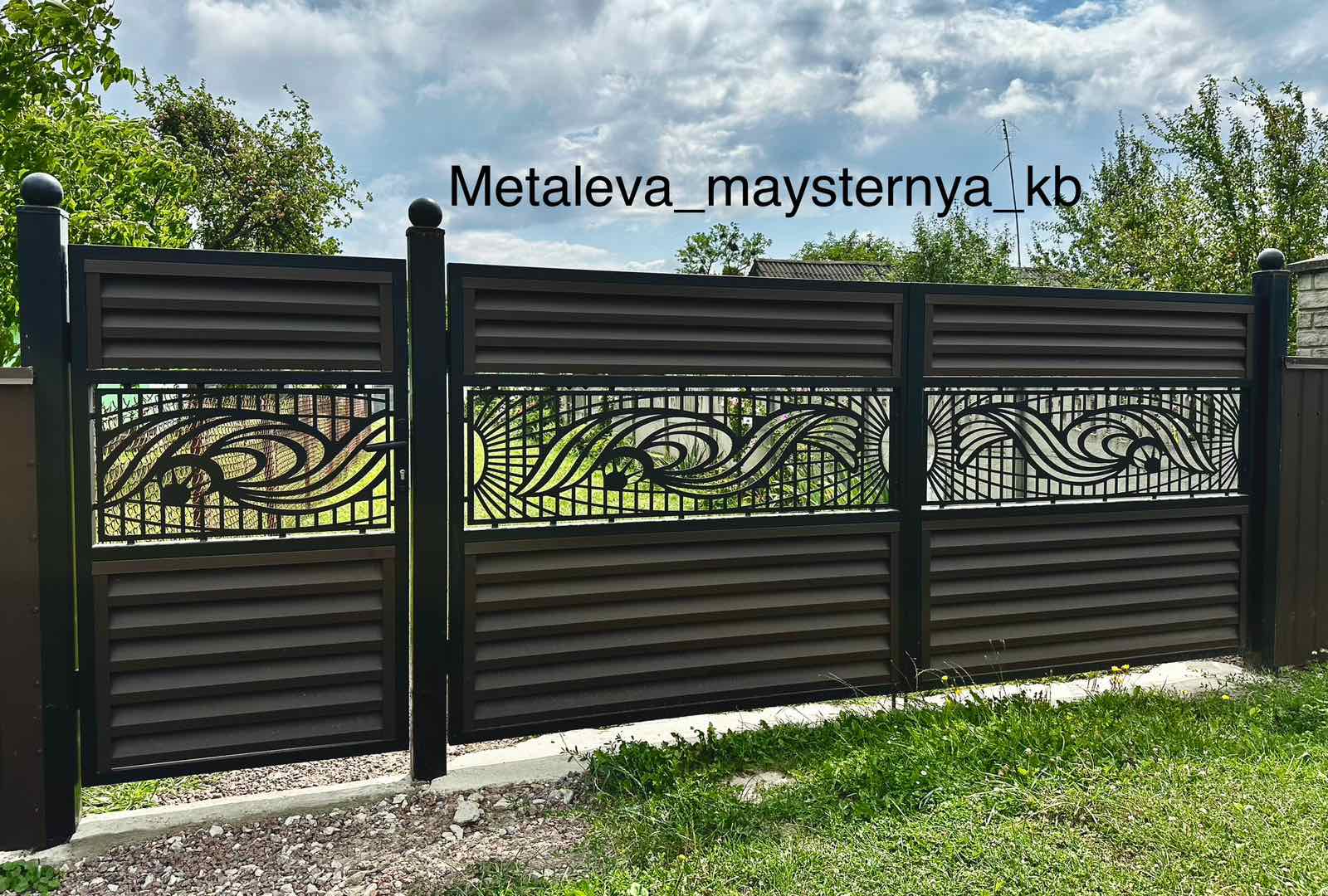ВОРОТА розпашні та хвіртка 6